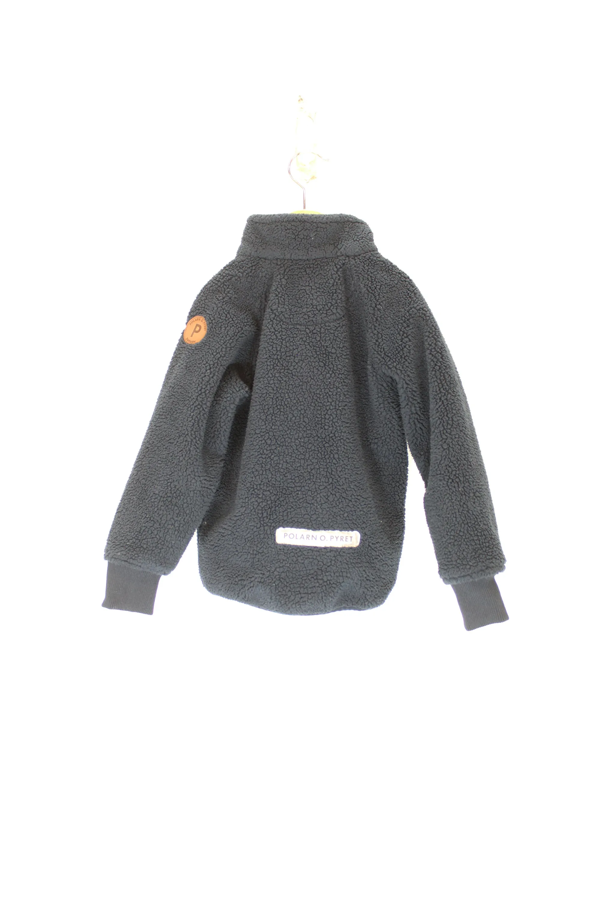 Kids Sherpa Navy Fleece Jacket