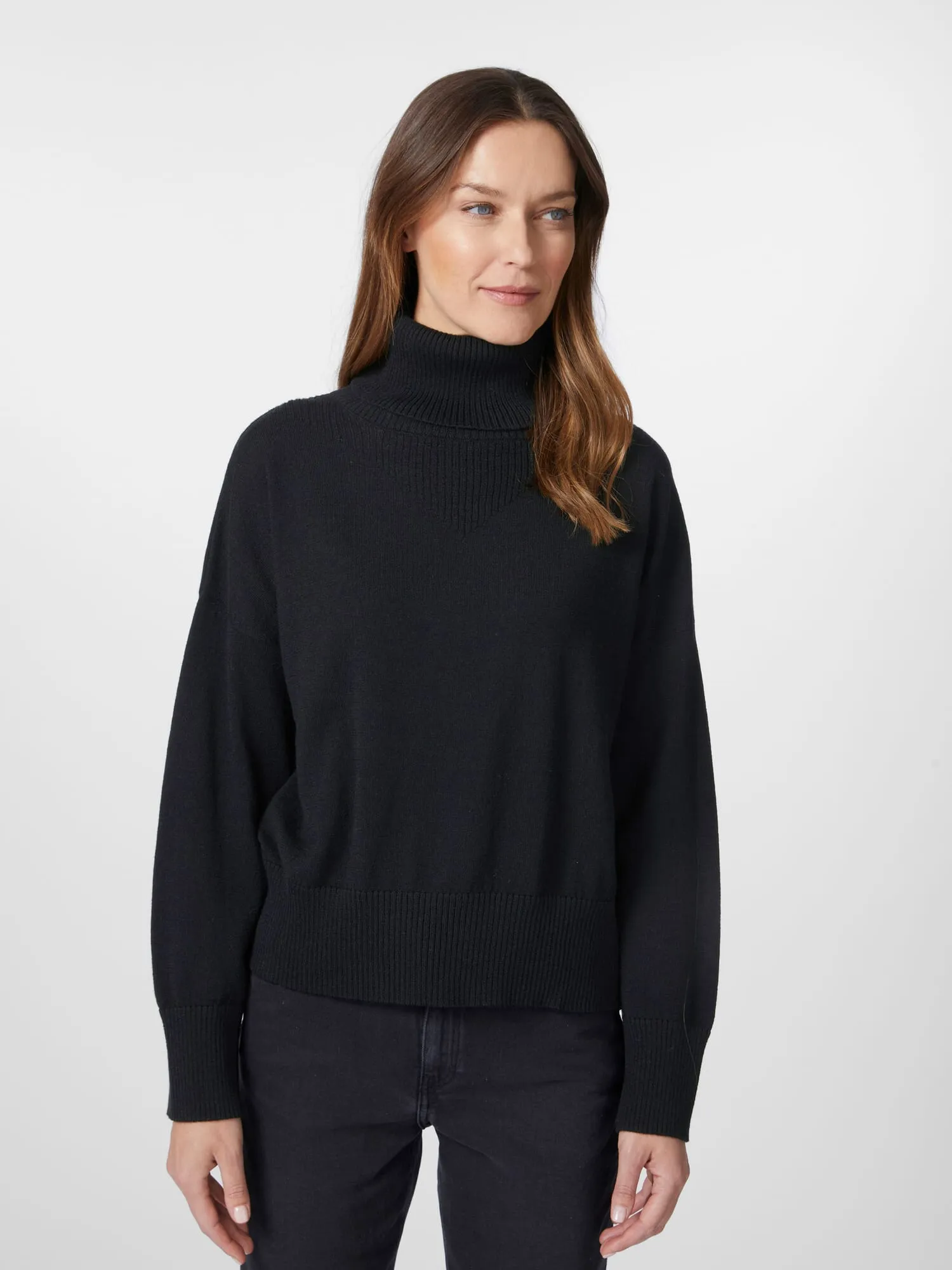 Ladies turtleneck sweater, Black | Manufactum