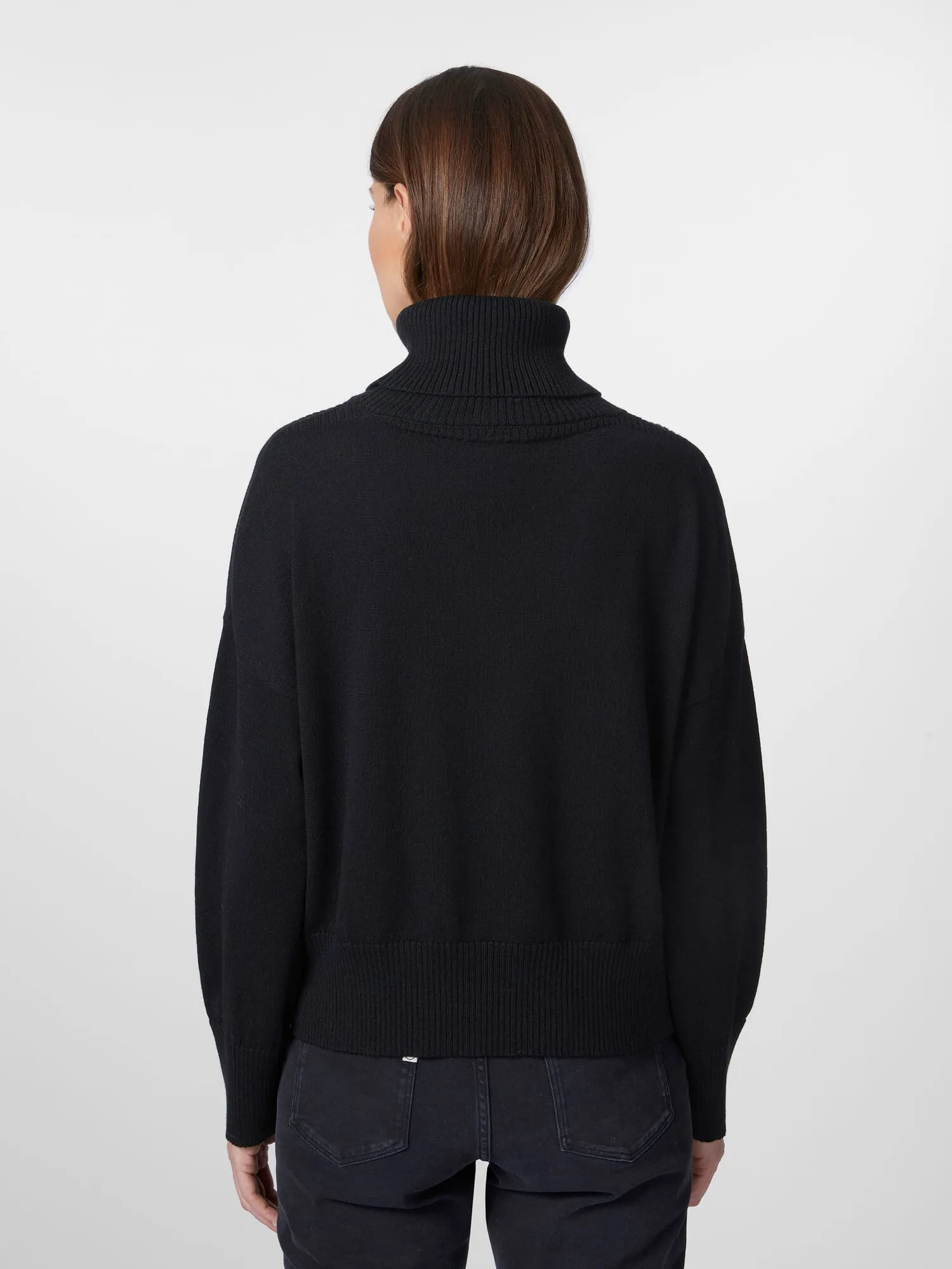 Ladies turtleneck sweater, Black | Manufactum