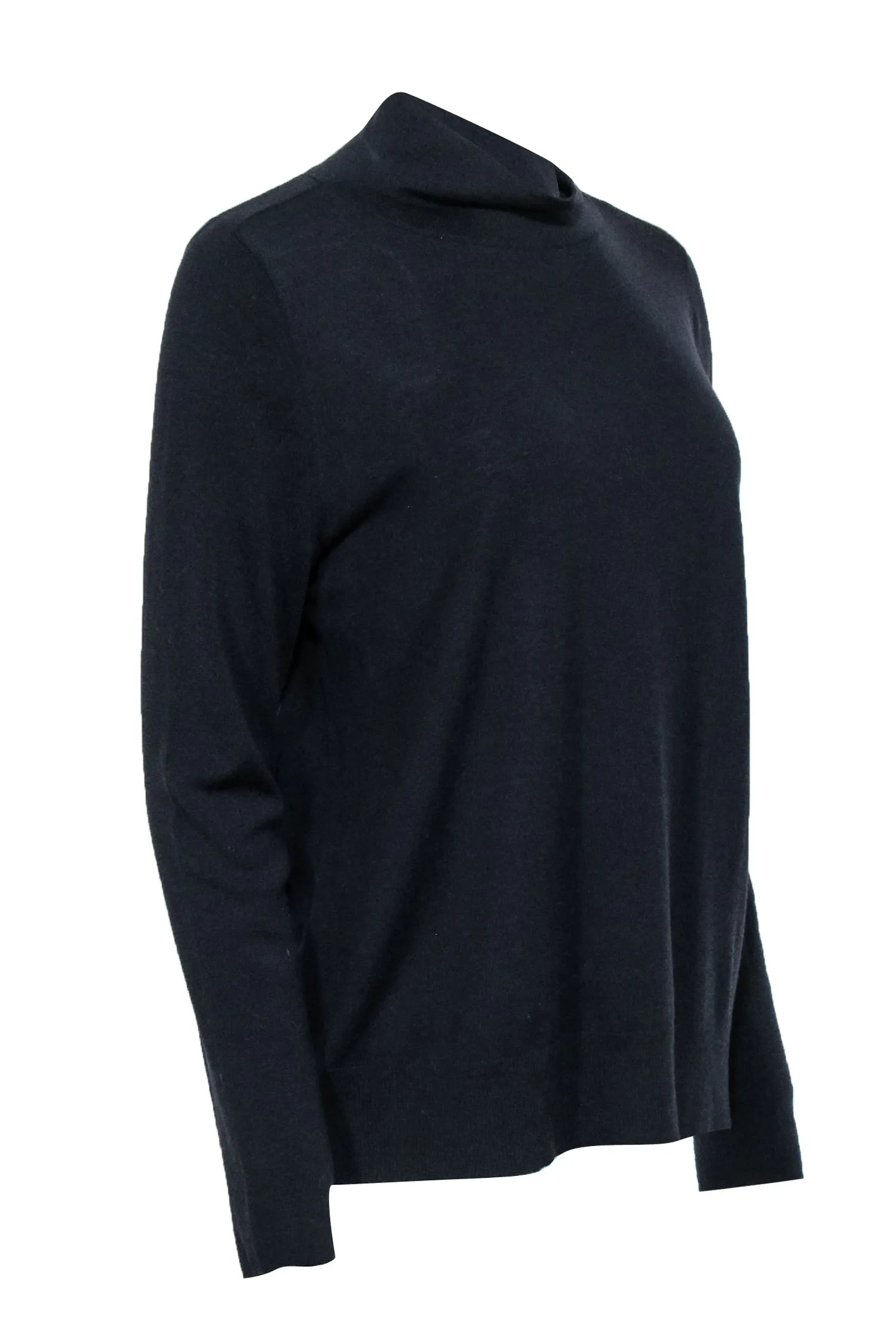 Lafayette 148 - Midnight Black Wool Turtleneck Sweater Sz XL