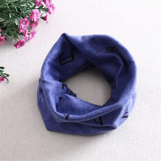 LandFox  Fashion Design  Boys Girls Collar Baby Scarf Popular Cotton O Ring Neck Scarves GS