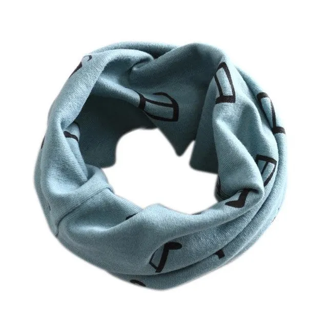 LandFox  Fashion Design  Boys Girls Collar Baby Scarf Popular Cotton O Ring Neck Scarves GS