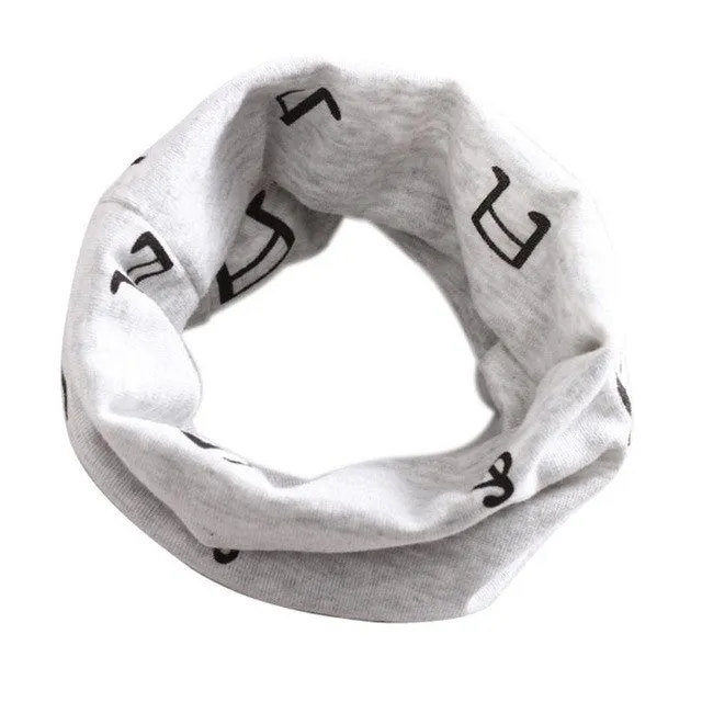 LandFox  Fashion Design  Boys Girls Collar Baby Scarf Popular Cotton O Ring Neck Scarves GS