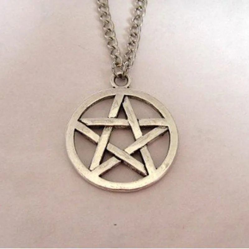 Length 67cm Simple Pentagram Shape Necklace Long Sweater Chain Lovers Necklace Nice Jewelry Accessories SM6