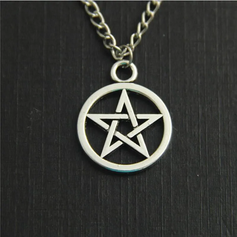 Length 67cm Simple Pentagram Shape Necklace Long Sweater Chain Lovers Necklace Nice Jewelry Accessories SM6