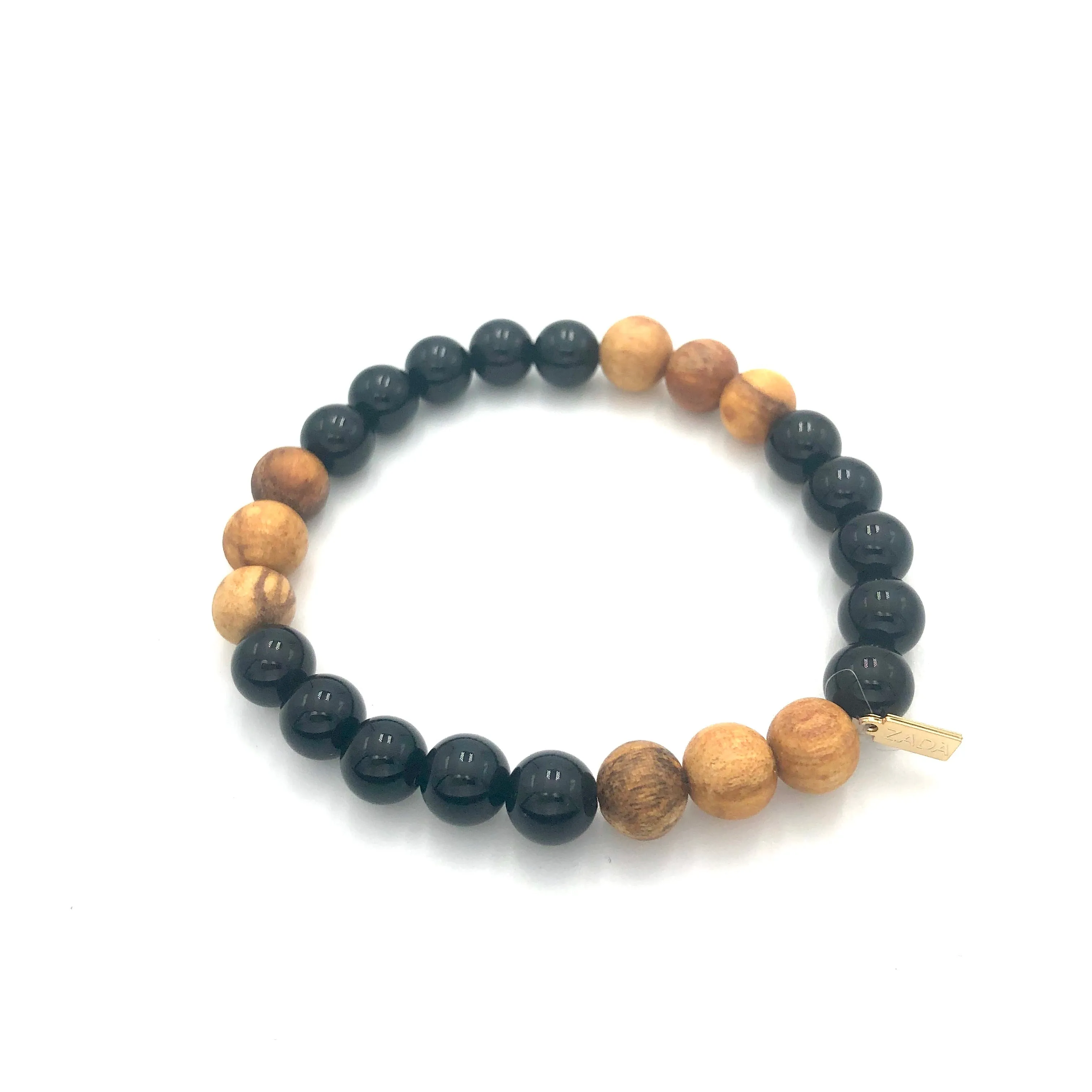 Men’s Bracelet—Onyx & Palo Santo