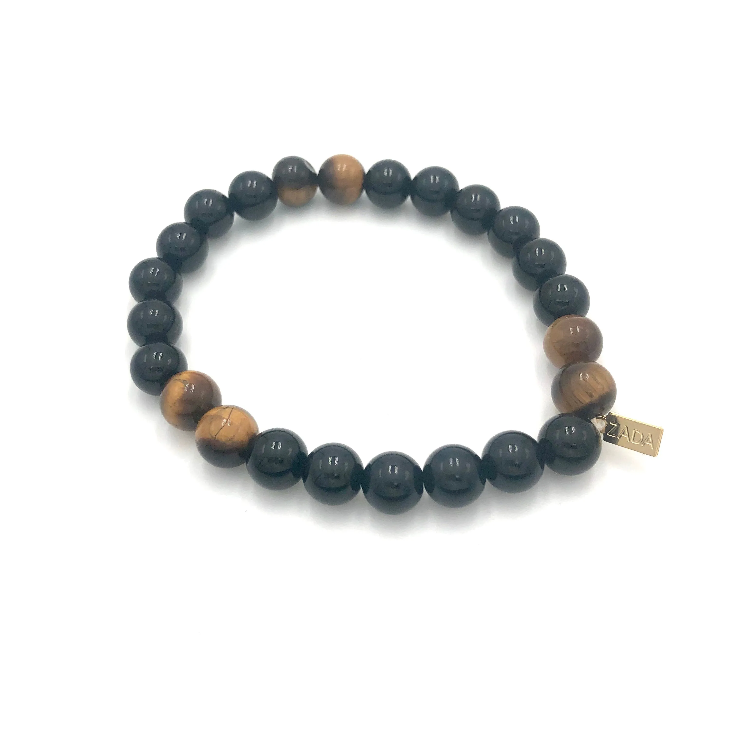 Men’s Bracelet—Onyx & Tiger’s Eye