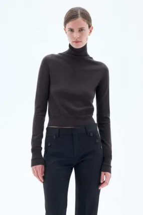 Merino Turtleneck Sweater - Dark Oak