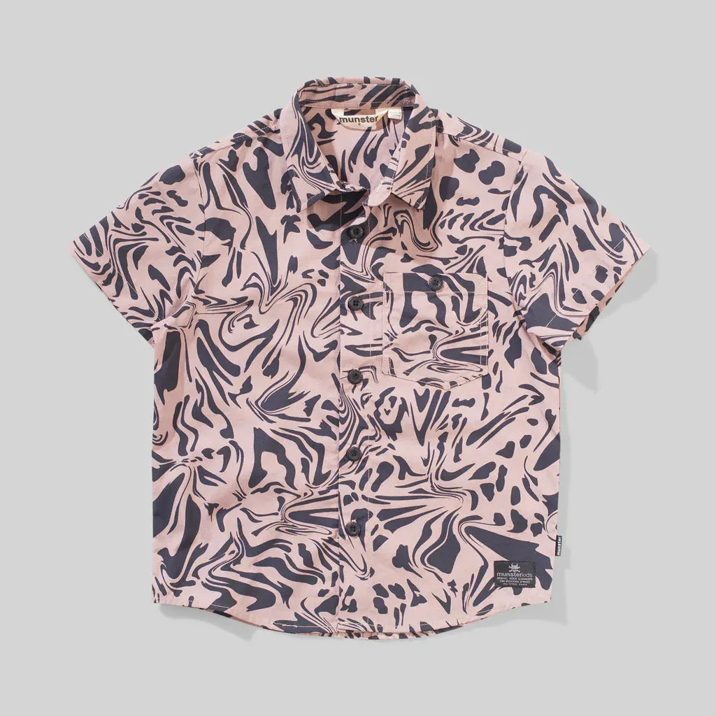 Munster Kids Current Shirt - Fawn/Black