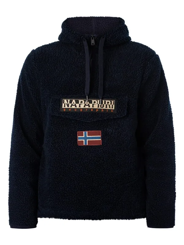 Napapijri Burgee Fleece Jacket - Marine