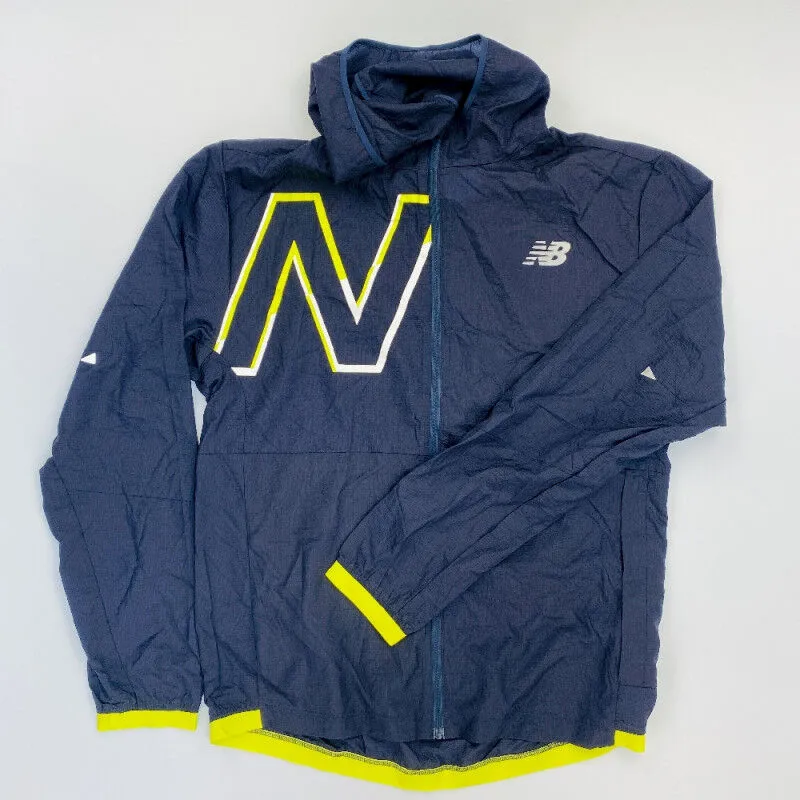 New Balance P Imct Lgt Pk Jkt - Second Hand Windproof jacket - Men's - Blue - M | Hardloop