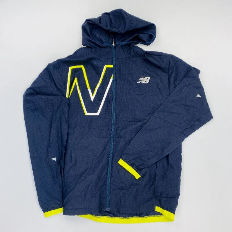 New Balance P Imct Lgt Pk Jkt - Second Hand Windproof jacket - Men's - Blue - S | Hardloop