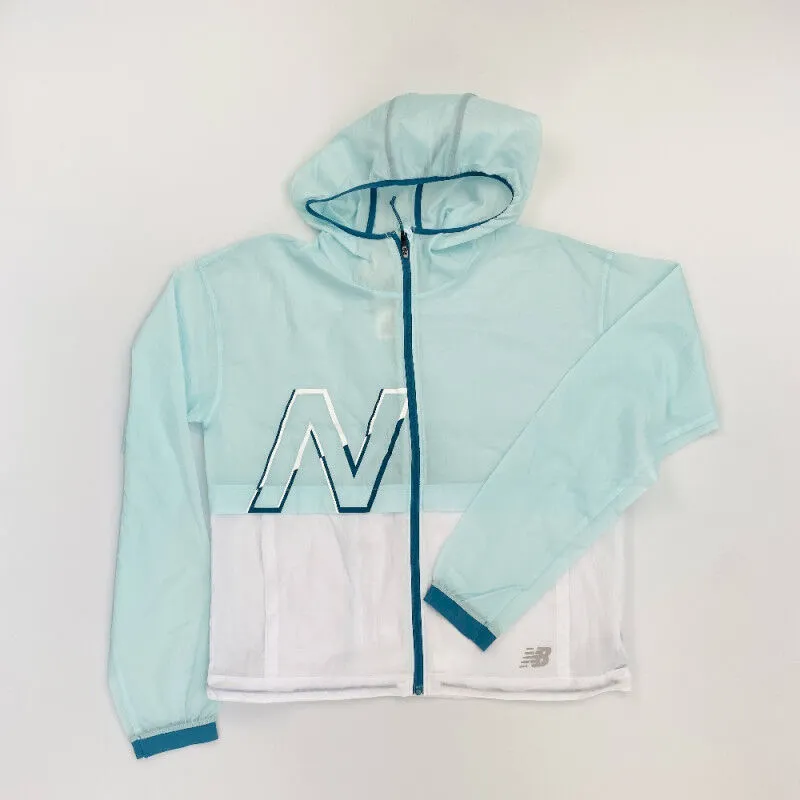 New Balance P Imct Lgt Pk Jkt - Second Hand Windproof jacket - Women's - Blue - XS | Hardloop