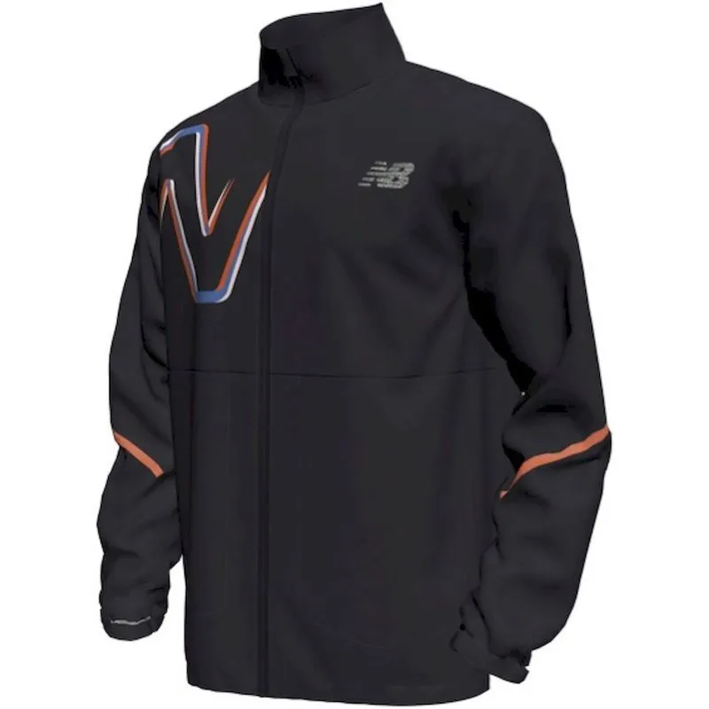 New Balance Printed Impact Run Jacket - Windproof jacket - Men's