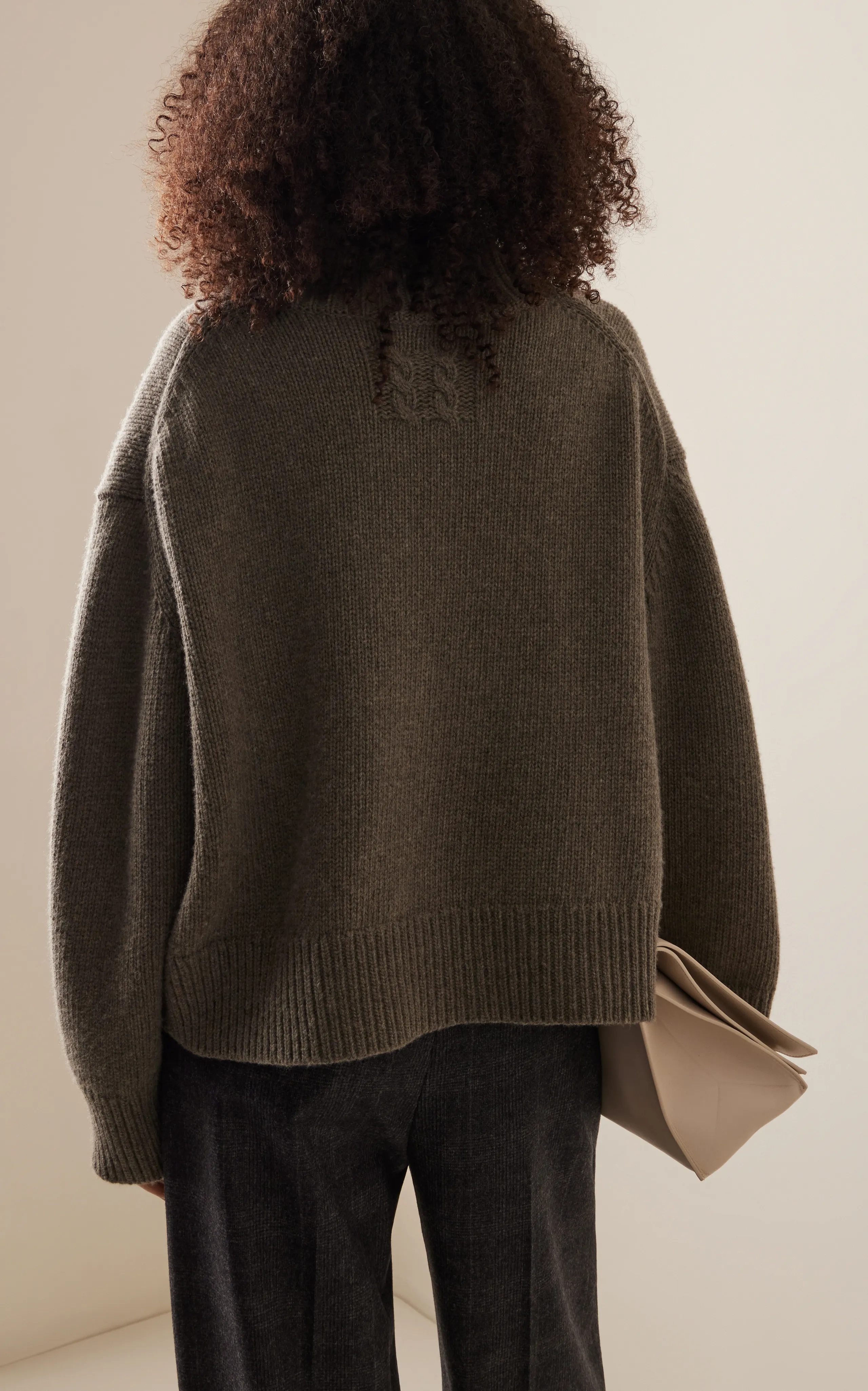 NILI LOTAN Omaira Wool Turtleneck Sweater