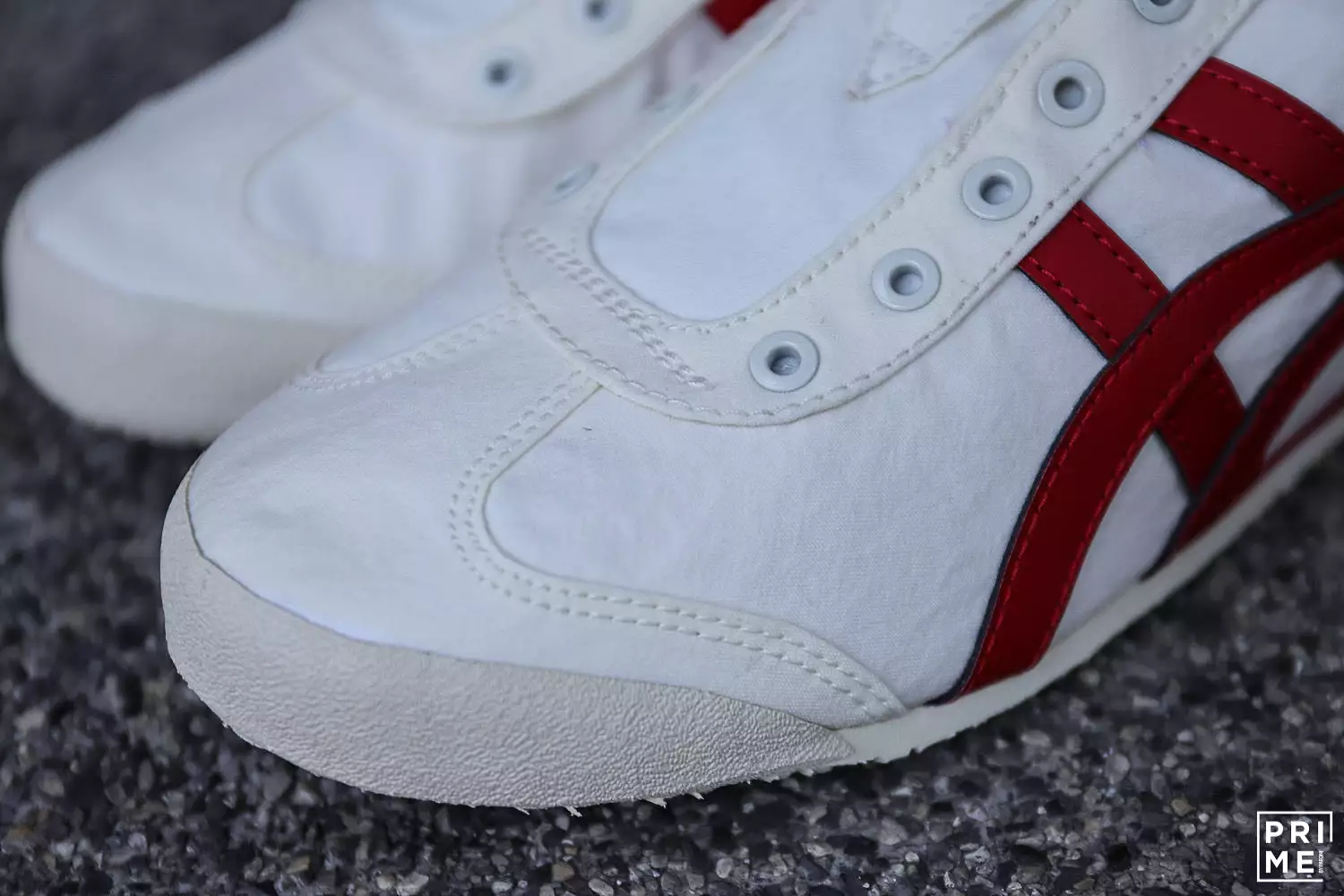 Onitsuka Tiger Mexico66 Slip on Cream/Red (D3K0Q-0023)