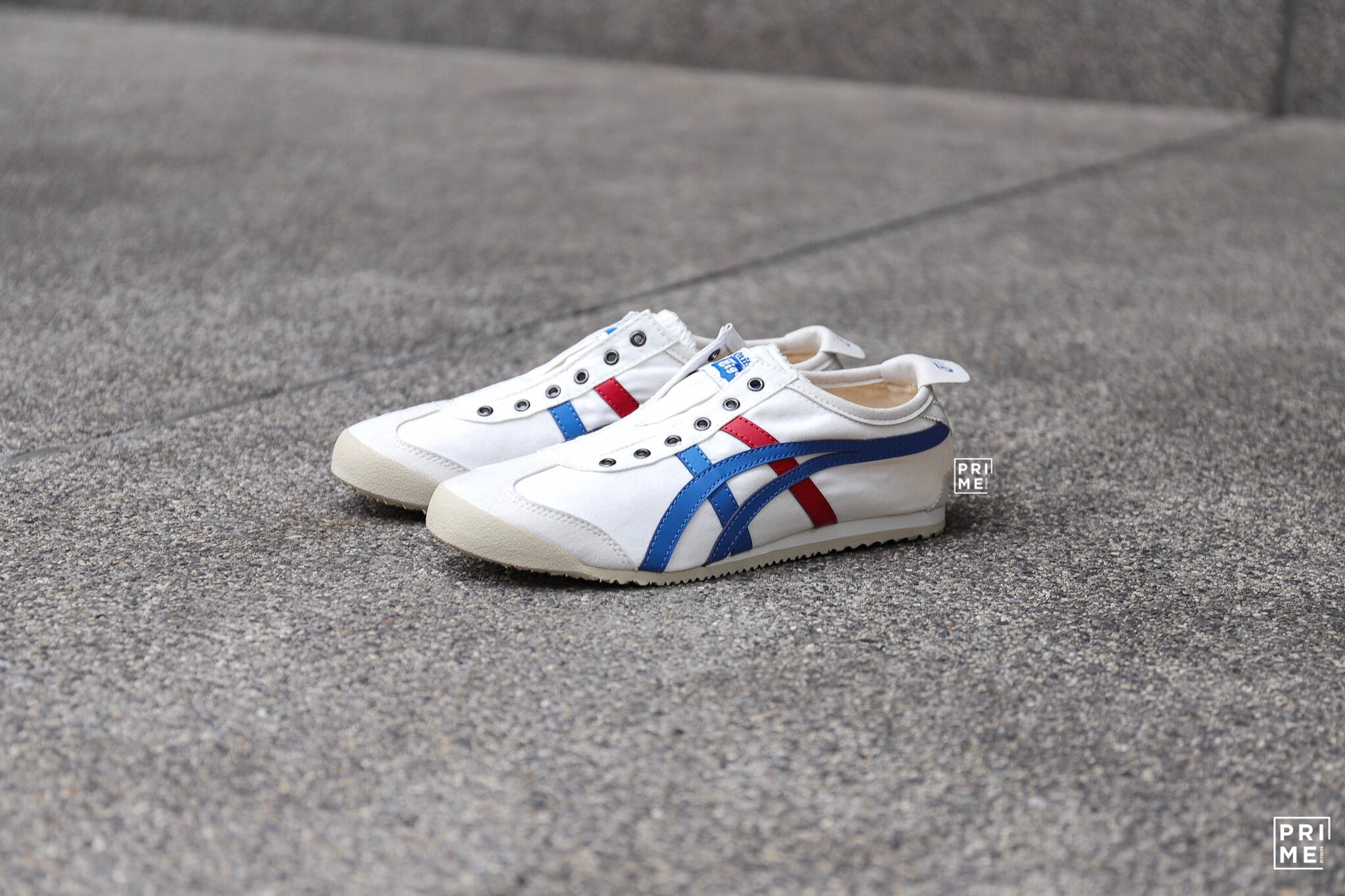 Onitsuka Tiger Mexico66 Slip on White/Tri color (D3K0N-0143)