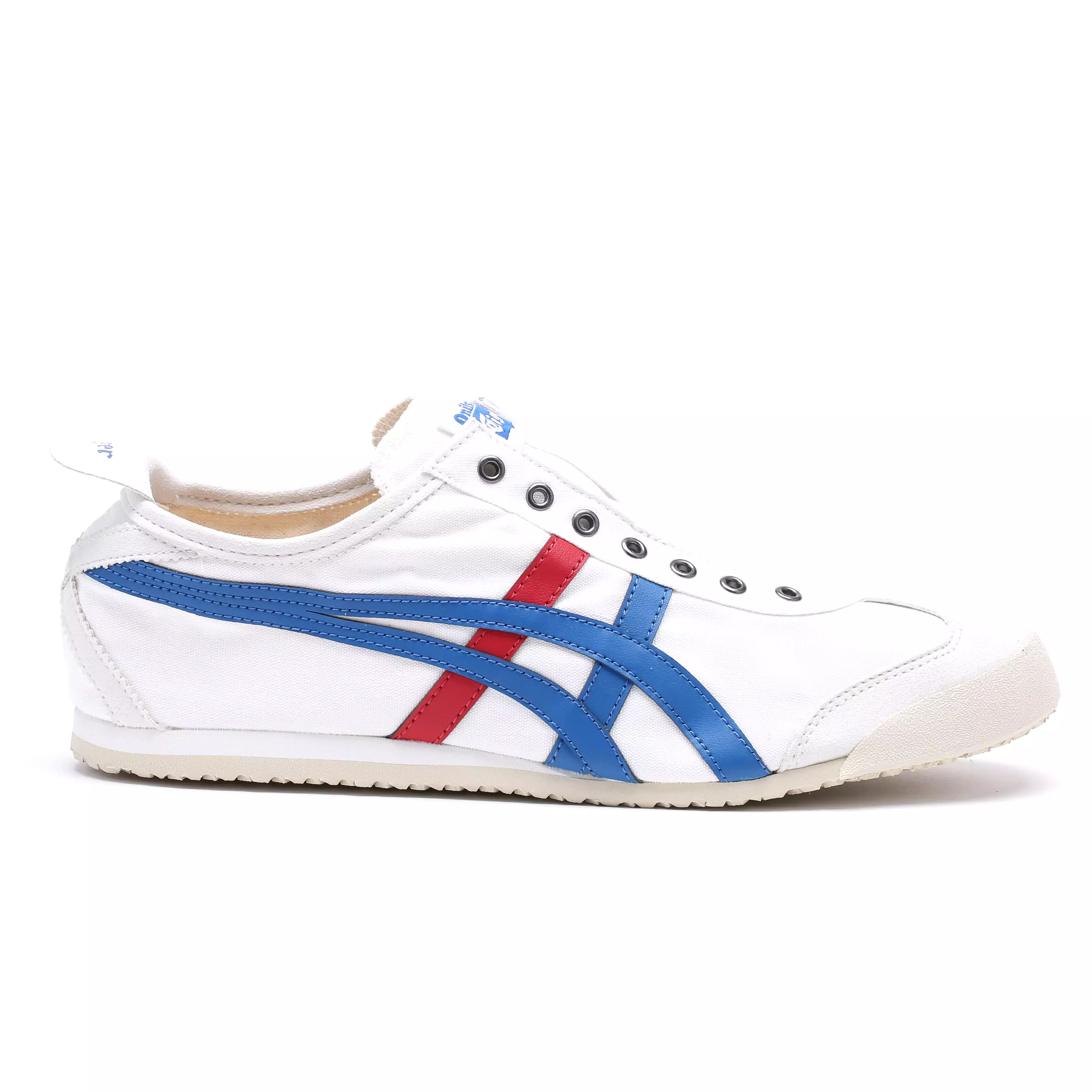 Onitsuka Tiger Mexico66 Slip on White/Tri color (D3K0N-0143)