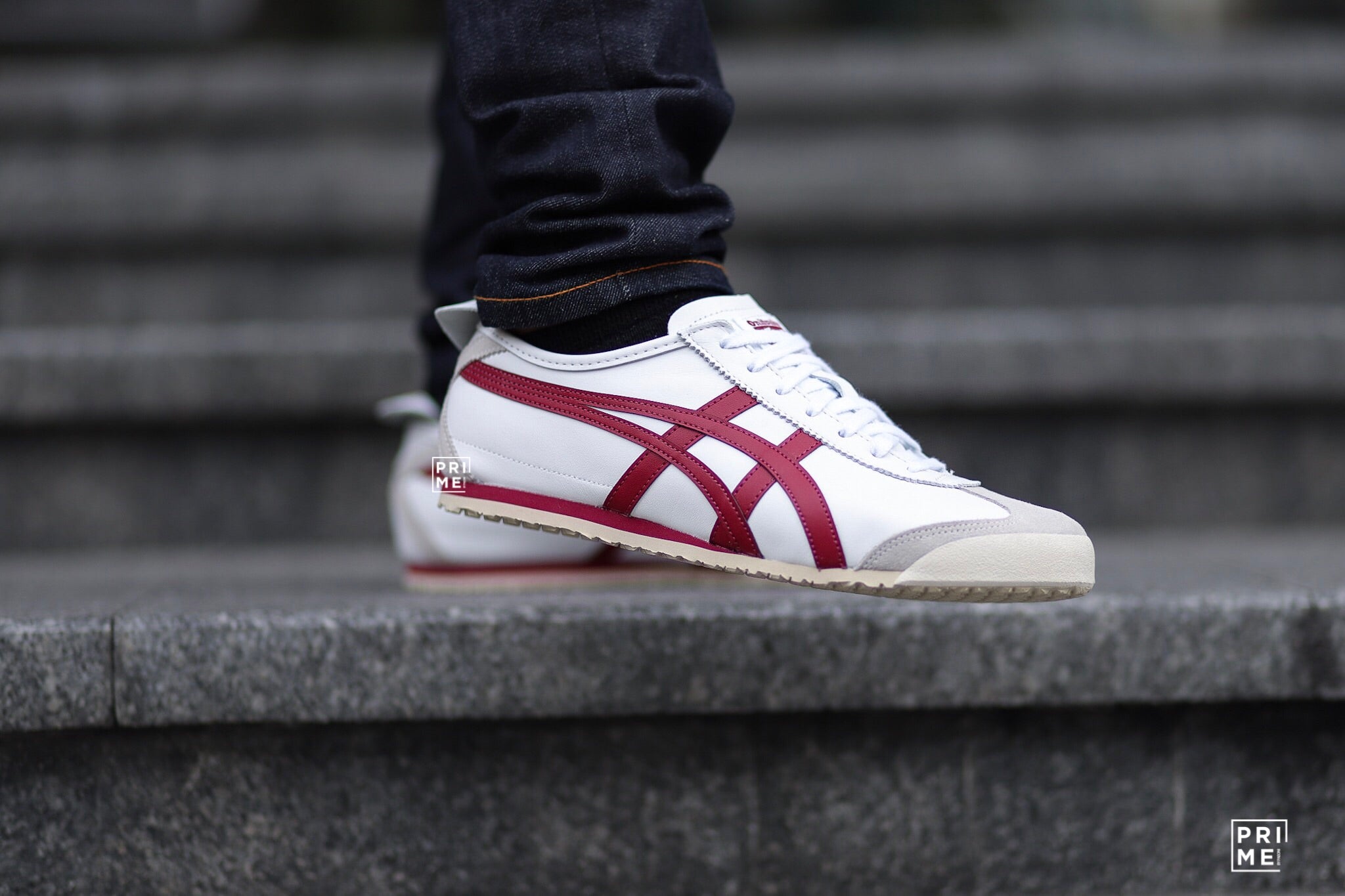 Onitsuka Tiger  Mexico66 White/Burgundy (D4J2L-0125)