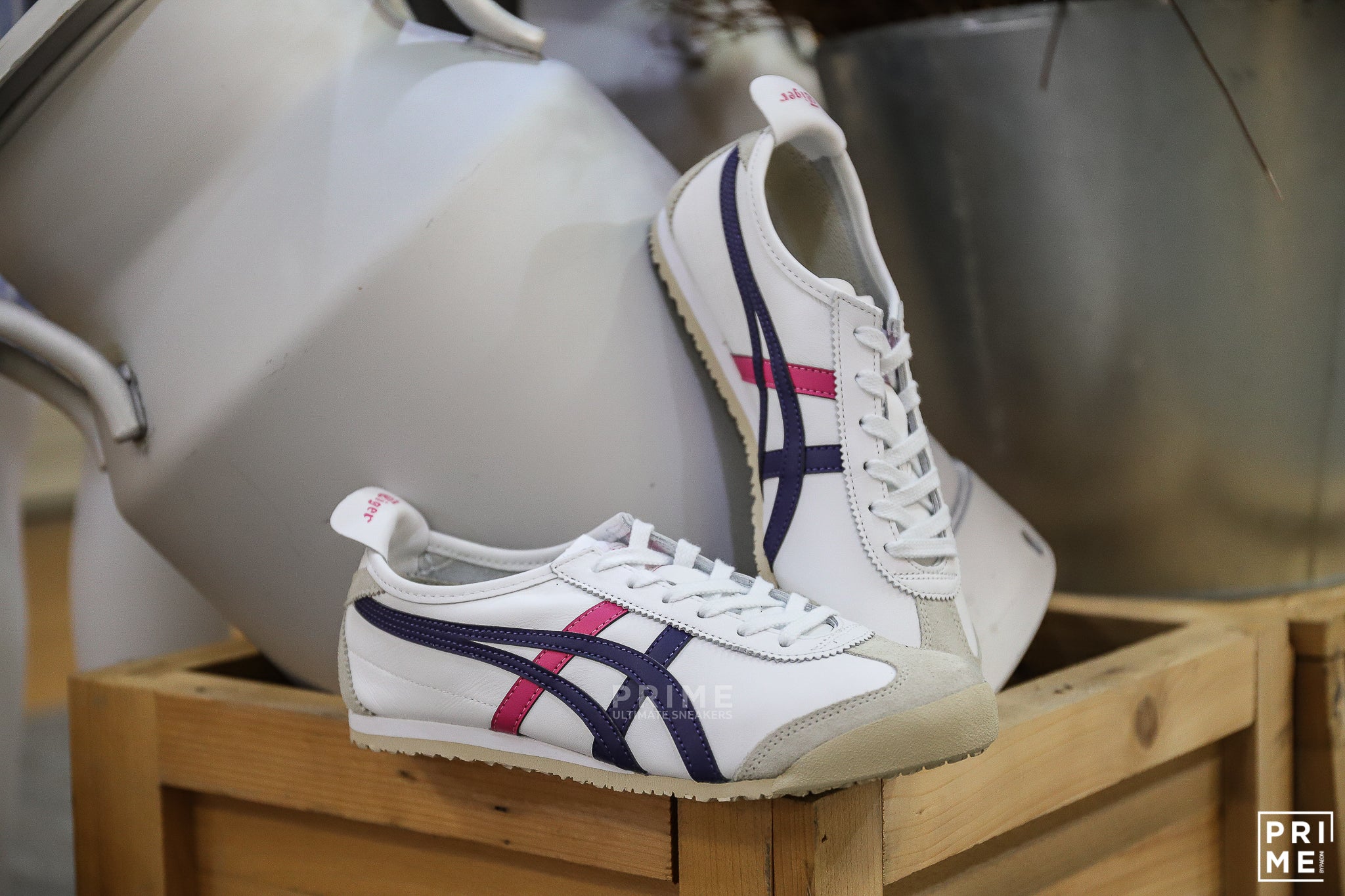 Onitsuka Tiger Mexico66 White/Navy/Pink (THL7C2-0154)