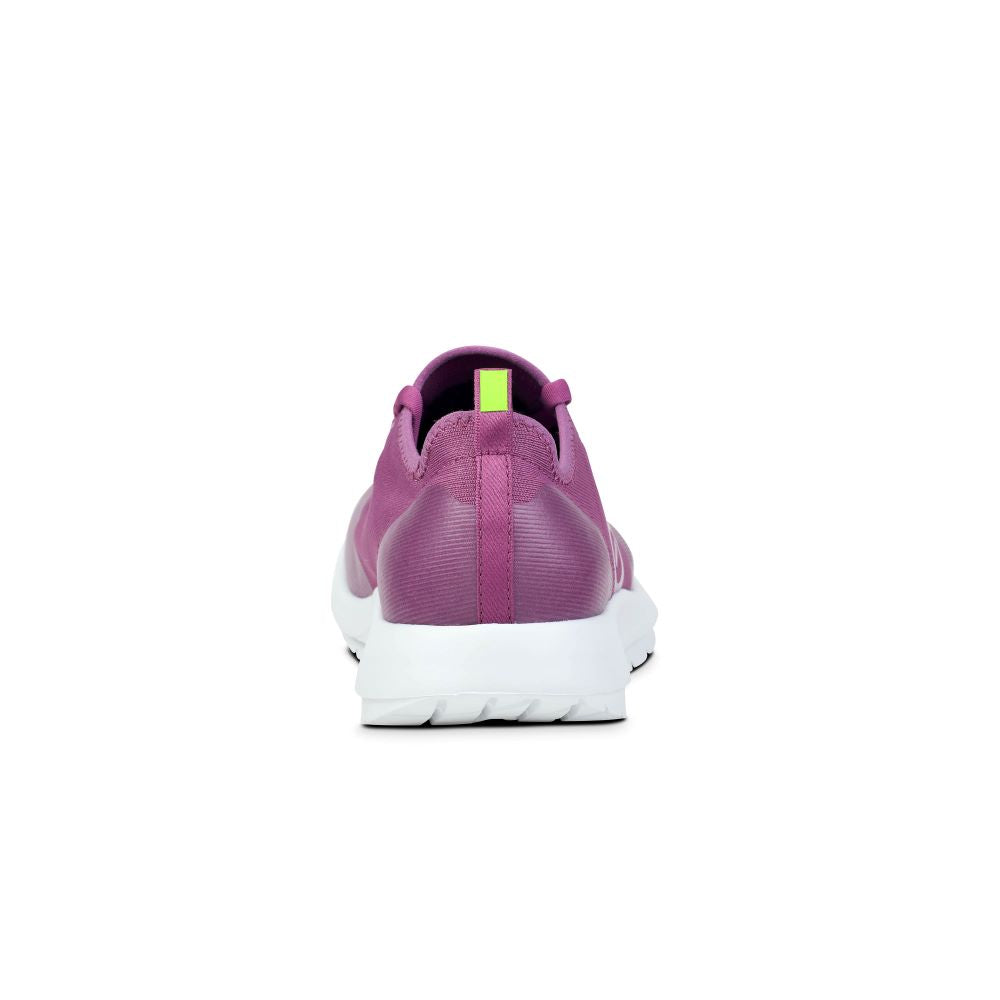 'OOFOS' Women's OOmg Sport LS-Low Shoe - White / Plum