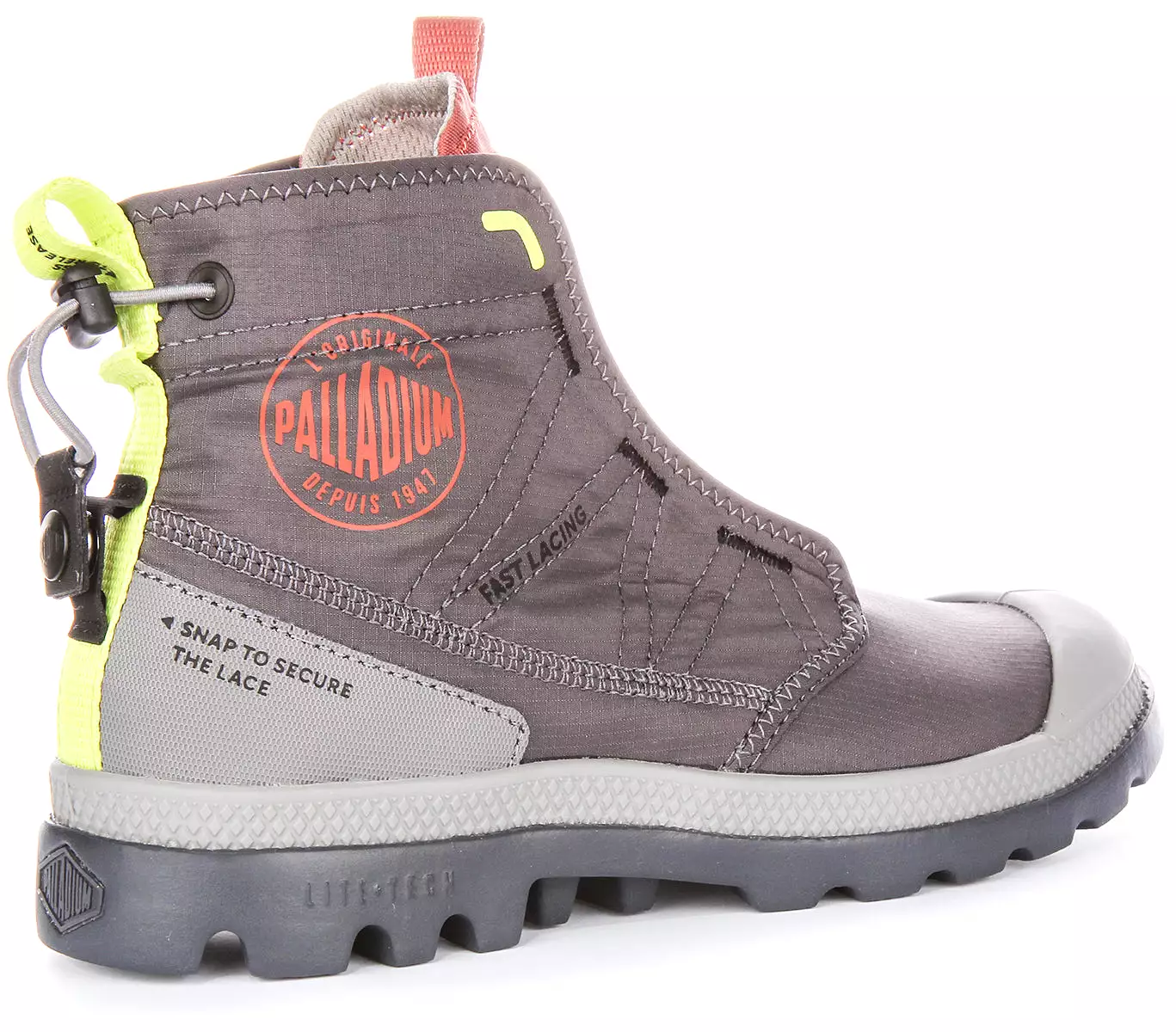 Palladium Pampa Travel In Dark Grey Boots