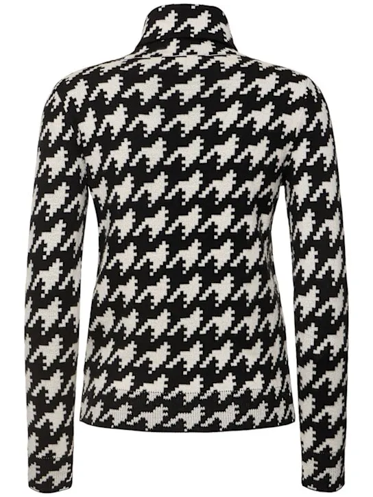 Perfect Moment   Houndstooth turtleneck sweater 