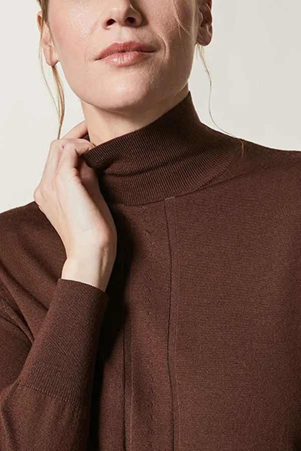 Persona (by Marina Rinaldi) AVO SNUG PURE WOOL MOCK TURTLENECK SWEATER