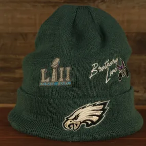 Philadelphia Eagles City Transit 59Fifty Fitted Matching All Over Side Patch Beanie