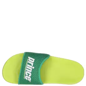 Prince Womens Prism Slides - GREEN/NEON LIME