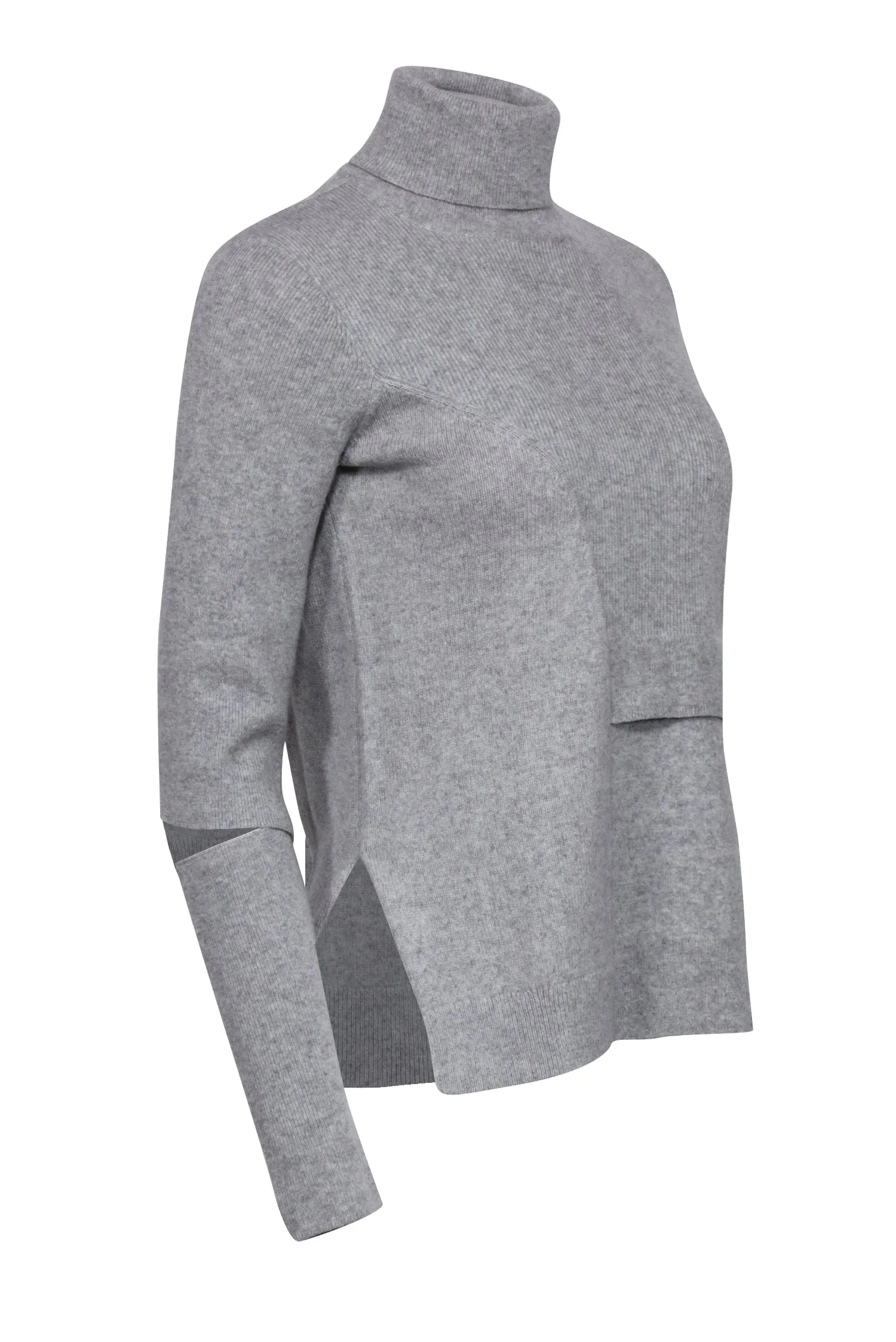 Proenza Schouler - Grey Wool & Cashmere Blend Turtleneck Sweater Sz S