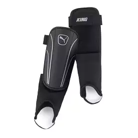 Puma King Ankle Shinguards (Black/Silver)