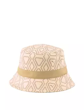 Puma Womens Luxe Sport Bucket Hat Light Sand / Tigers Eye / AOP