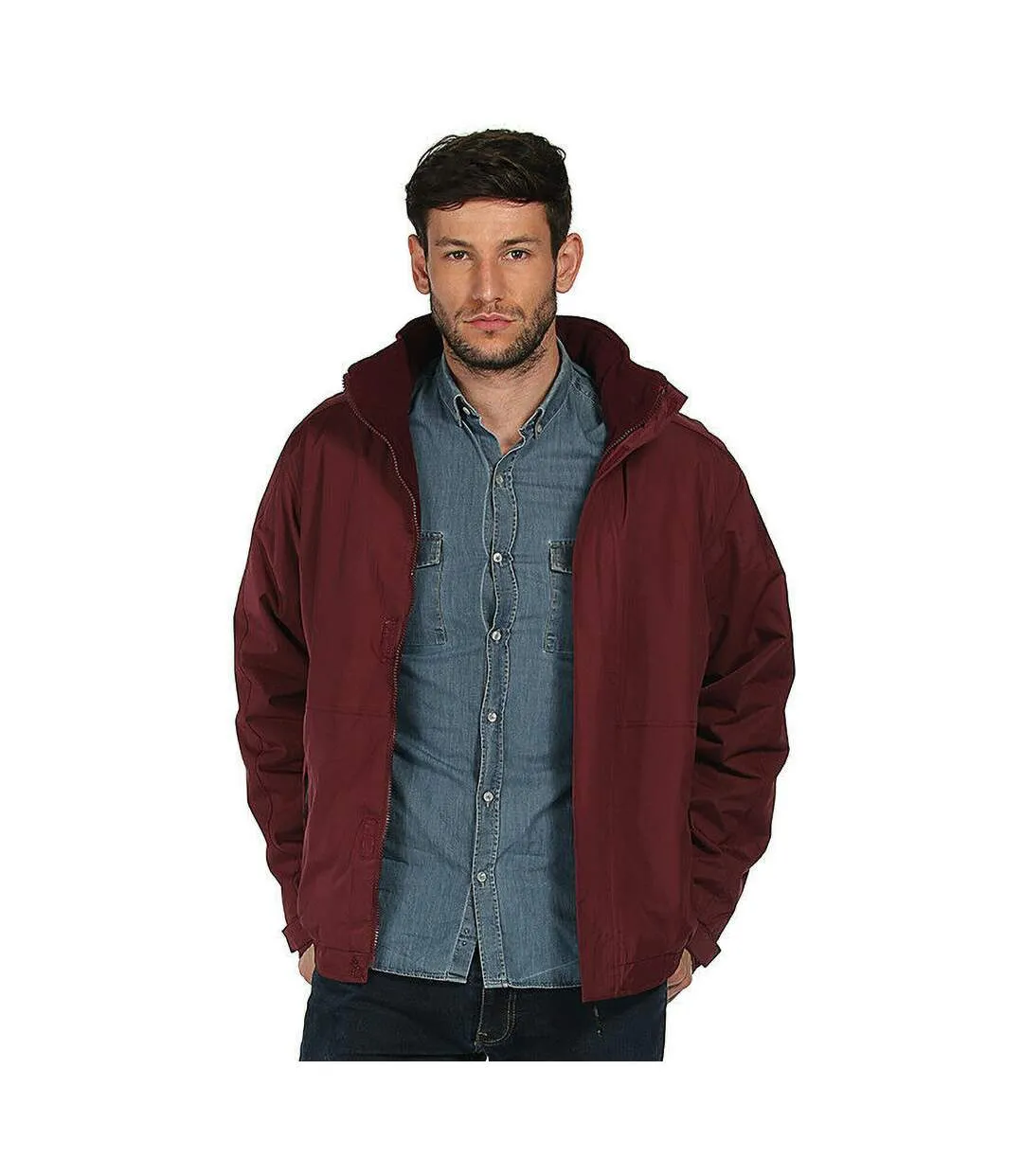 Regatta Dover Waterproof Windproof Jacket (Thermo-Guard Insulation) (Burgundy) - UTBC839