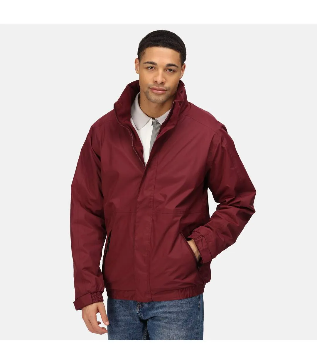 Regatta Mens Dover Waterproof Windproof Jacket (Burgundy/ Burgundy) - UTRW1185