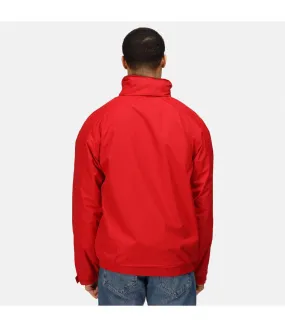 Regatta Mens Dover Waterproof Windproof Jacket (Classic Red/Navy) - UTRW1185