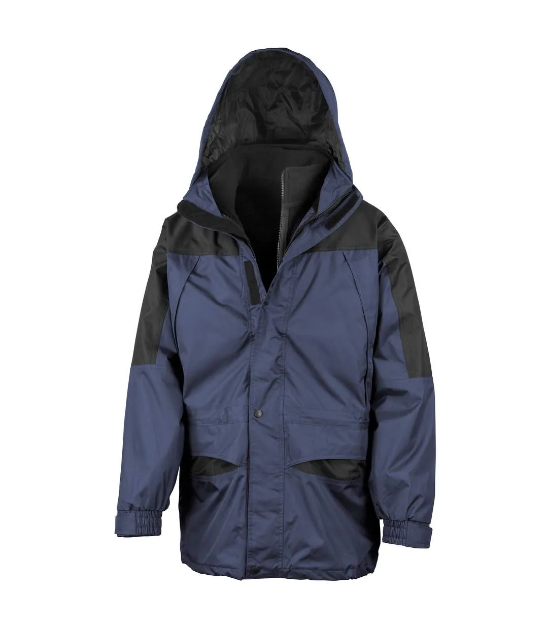 Result Mens Alaska 3-in-1 StormDri Waterproof Windproof Jacket (Navy/Black) - UTBC941