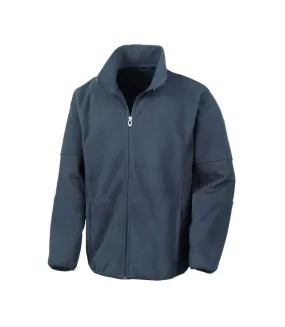 Result Mens Osaka TECH Performance Combined Pile Softshell Waterproof Windproof Jacket (Navy Blue) - UTBC867