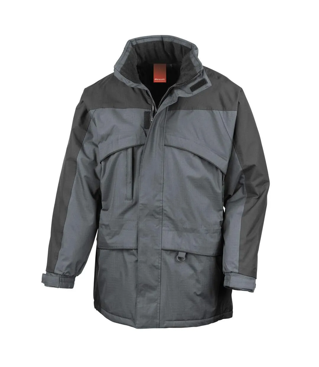 Result Mens Seneca Midweight Performance StormDri Waterproof Windproof Jacket (Anthracite/Black) - UTBC940