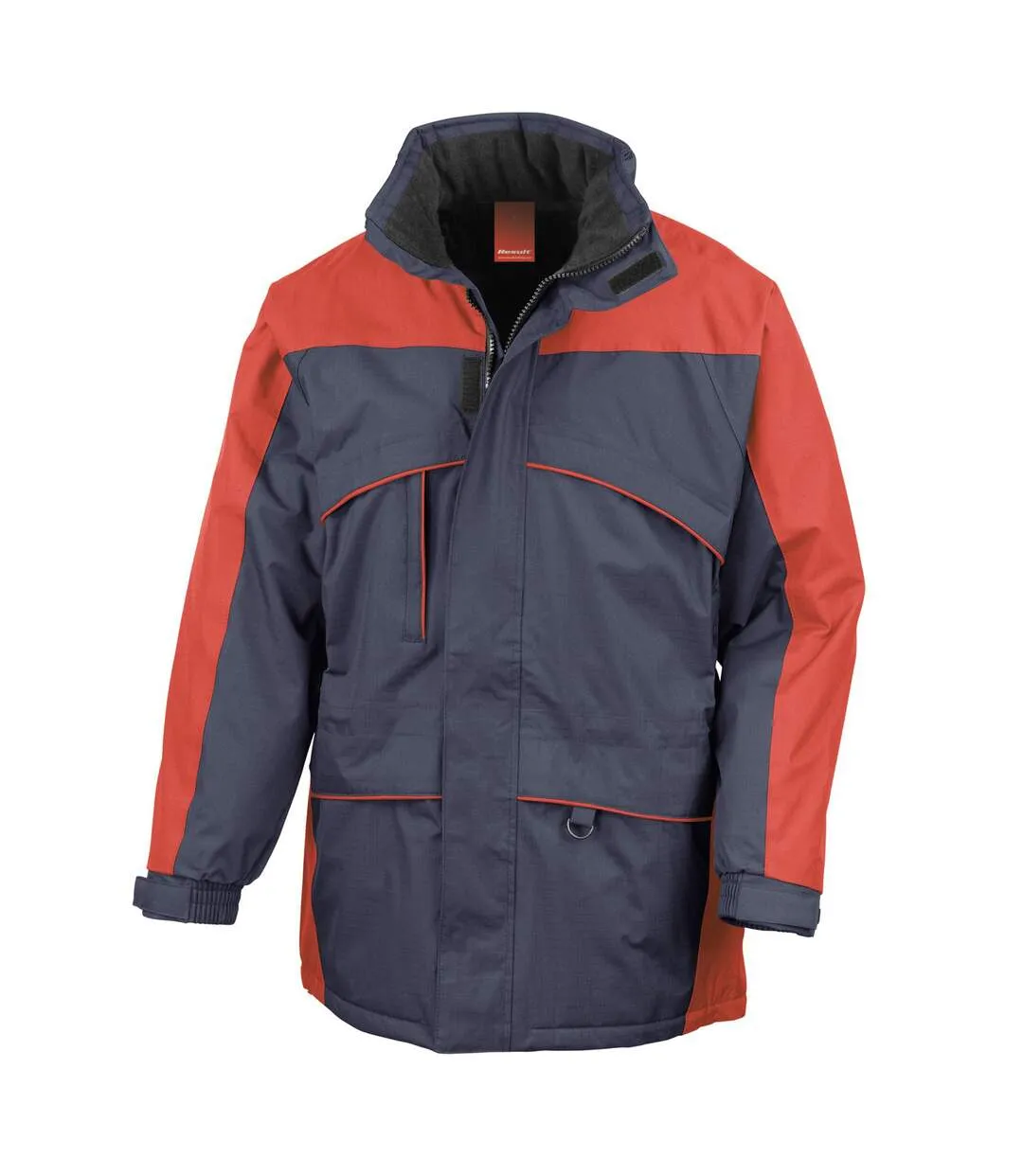 Result Mens Seneca Midweight Performance StormDri Waterproof Windproof Jacket (Navy/Red) - UTBC940