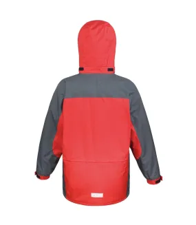 Result Mens Seneca Midweight Performance StormDri Waterproof Windproof Jacket (Navy/Red) - UTBC940