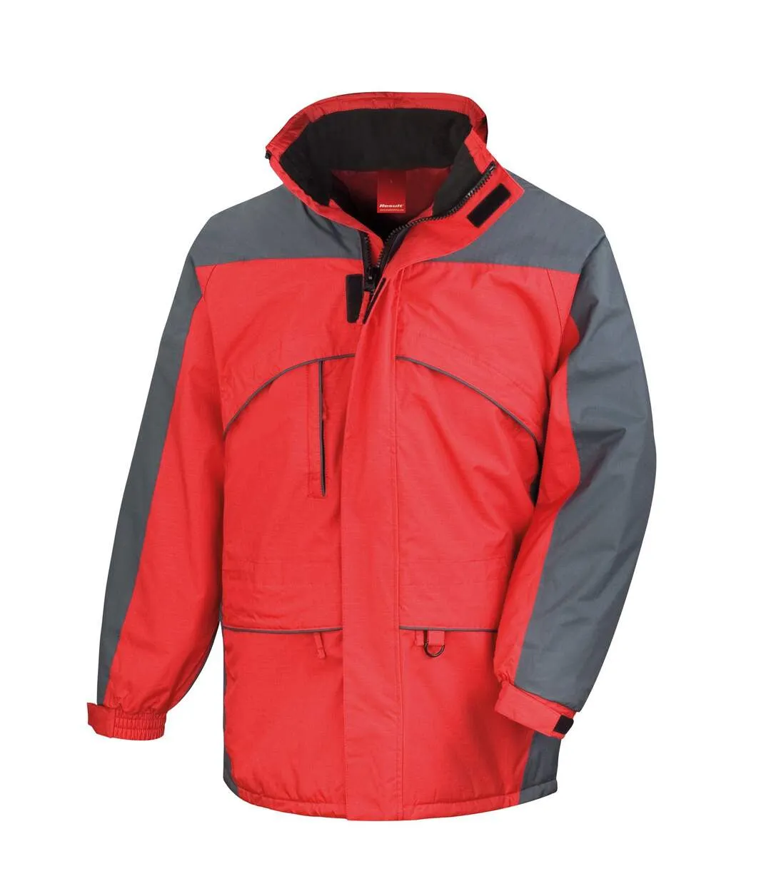 Result Mens Seneca Midweight Performance StormDri Waterproof Windproof Jacket (Red/Anthracite) - UTBC940