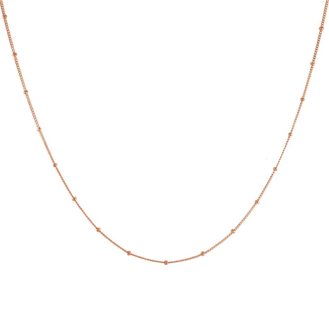 Rose Gold Filled Satellite Chain