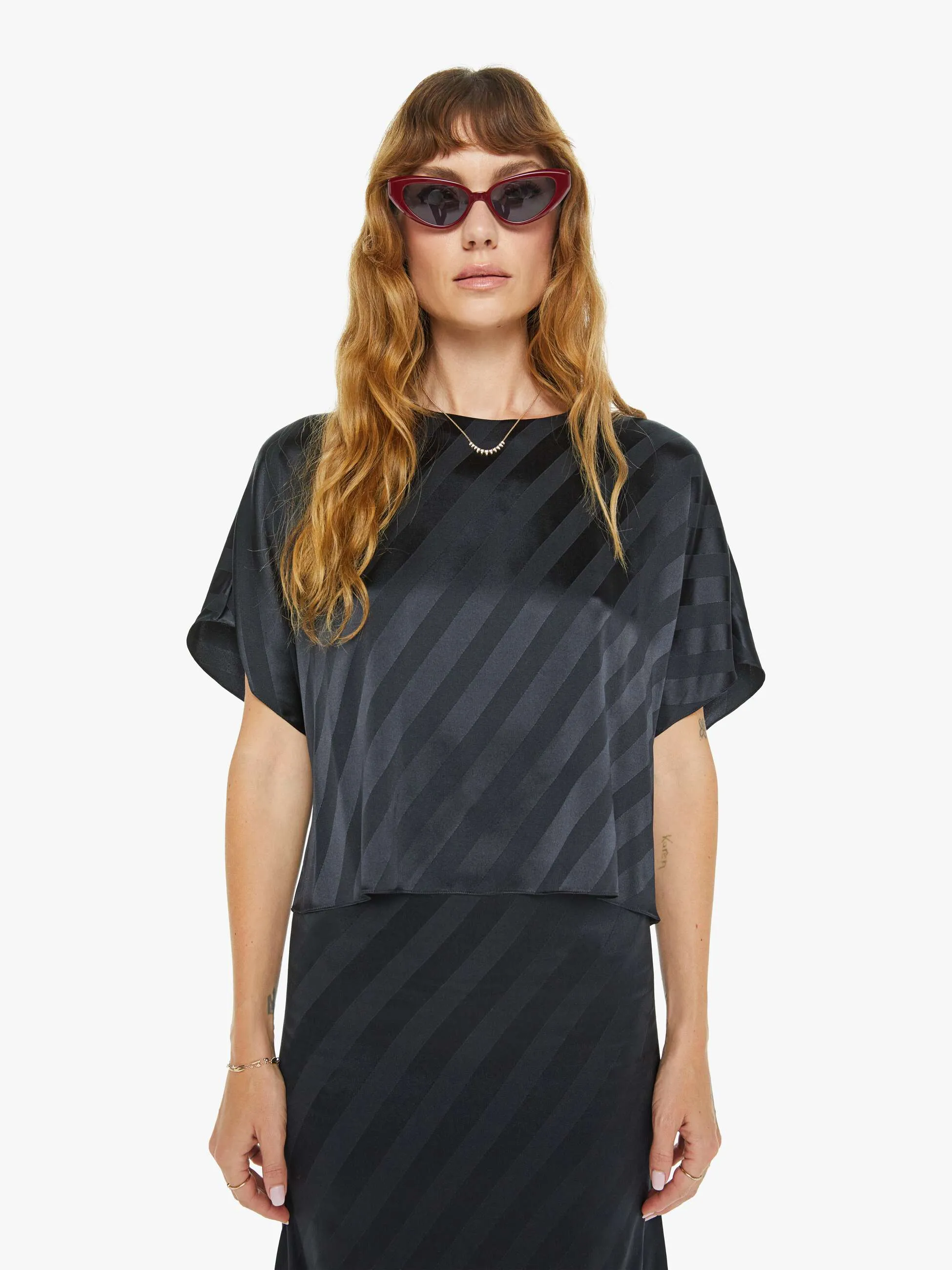 SABLYN Adria Dolman Crewneck Top - Black