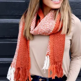 Soft Long Scarf with Fringe