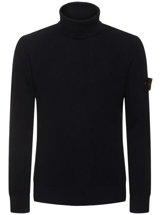 Stone Island   Wool turtleneck sweater 