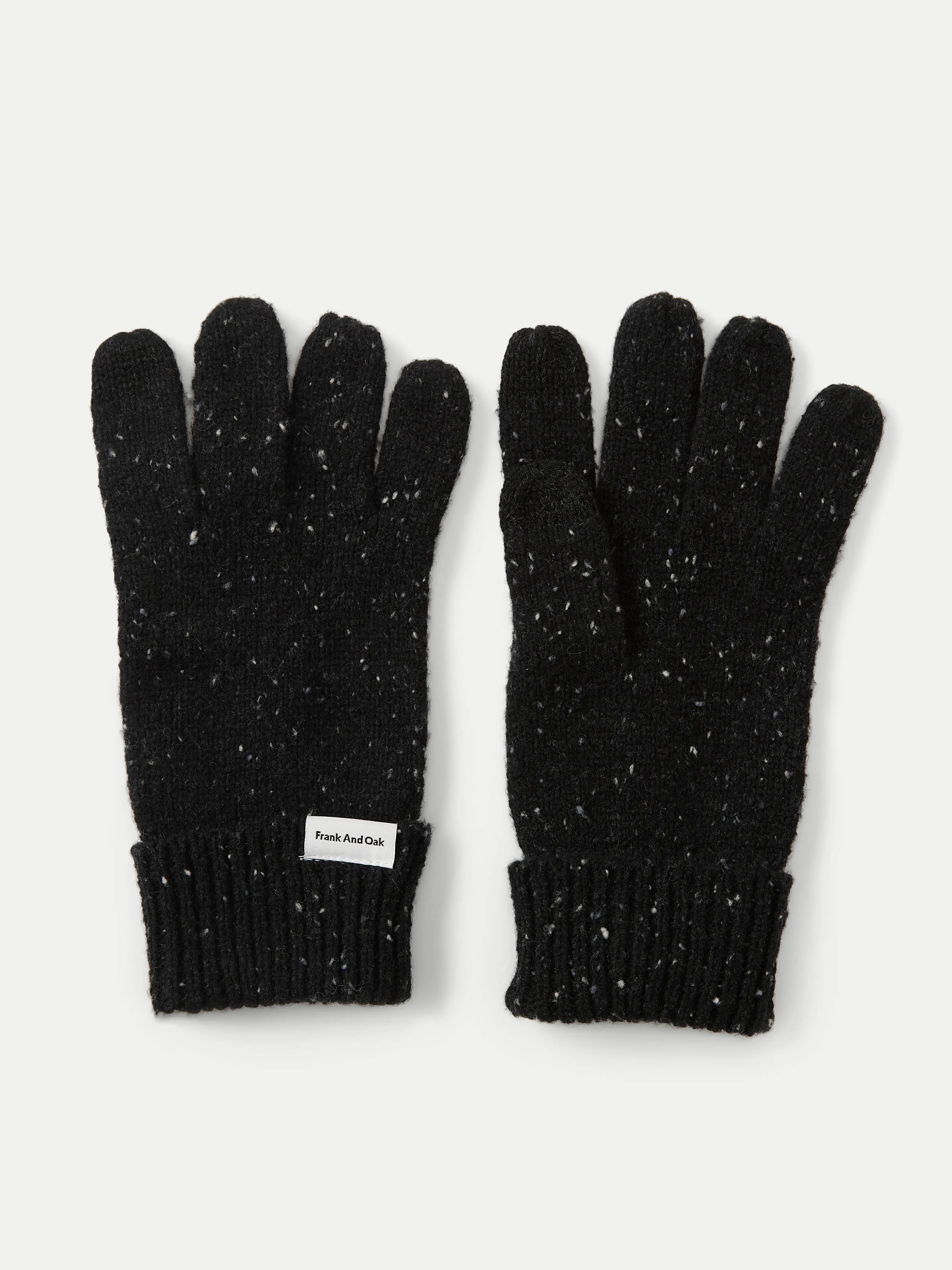 The Donegal Wool Gloves in Black