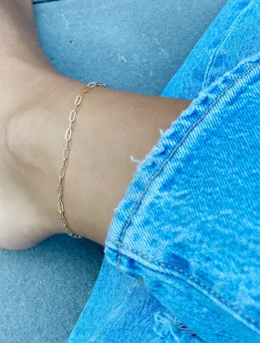 THE SMALL LINK ANKLET