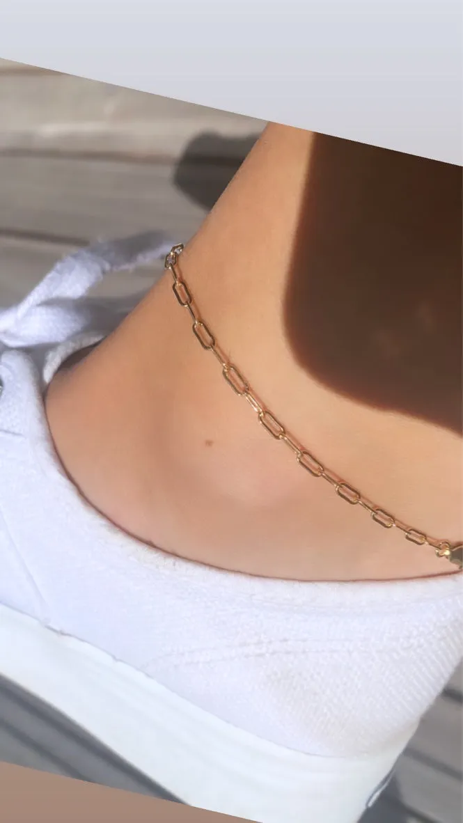 THE SMALL LINK ANKLET