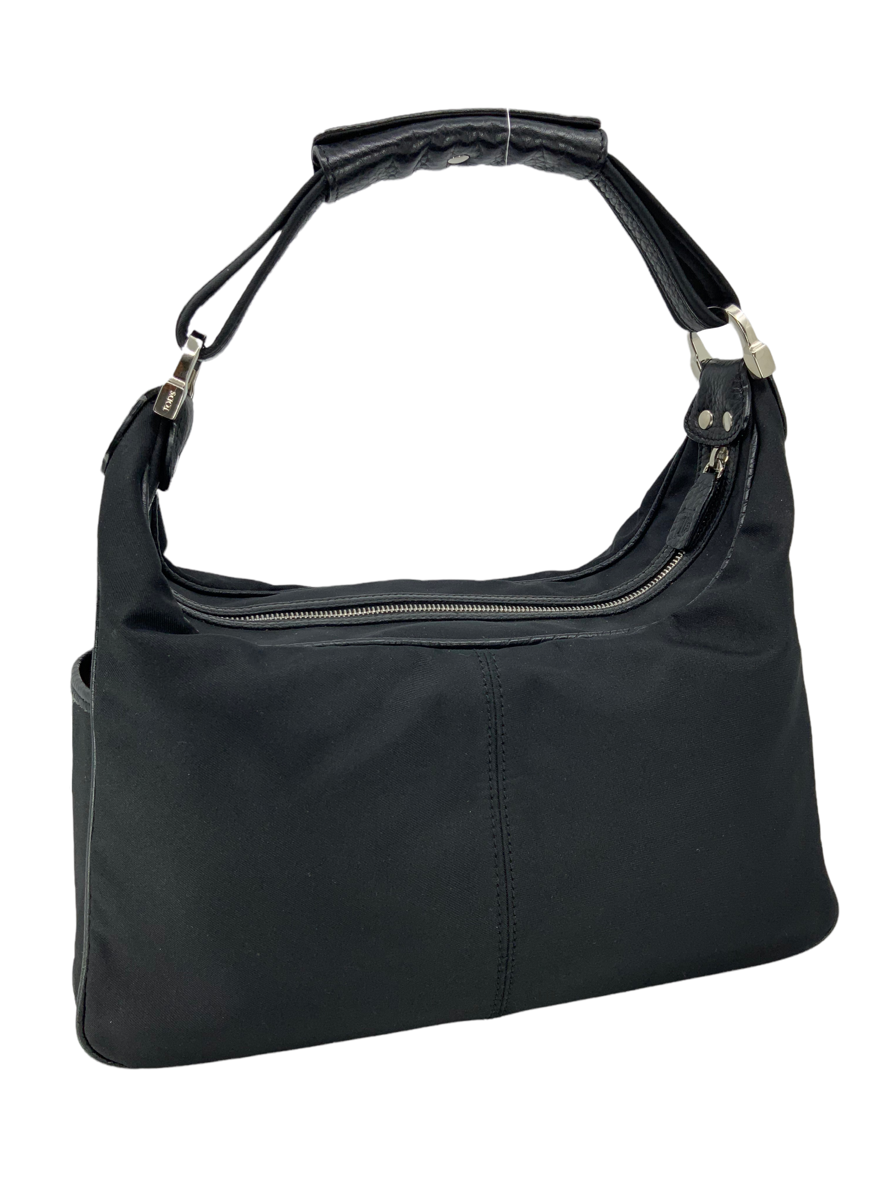 Tod's Micky Nylon Medium Shoulder Bag